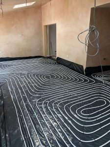 Underfloor gas heating in Coventry
